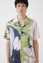 Load image into Gallery viewer, Lyocell Camp Shirt in Green
