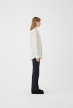 Load image into Gallery viewer, Wool Shirt in White Stripe
