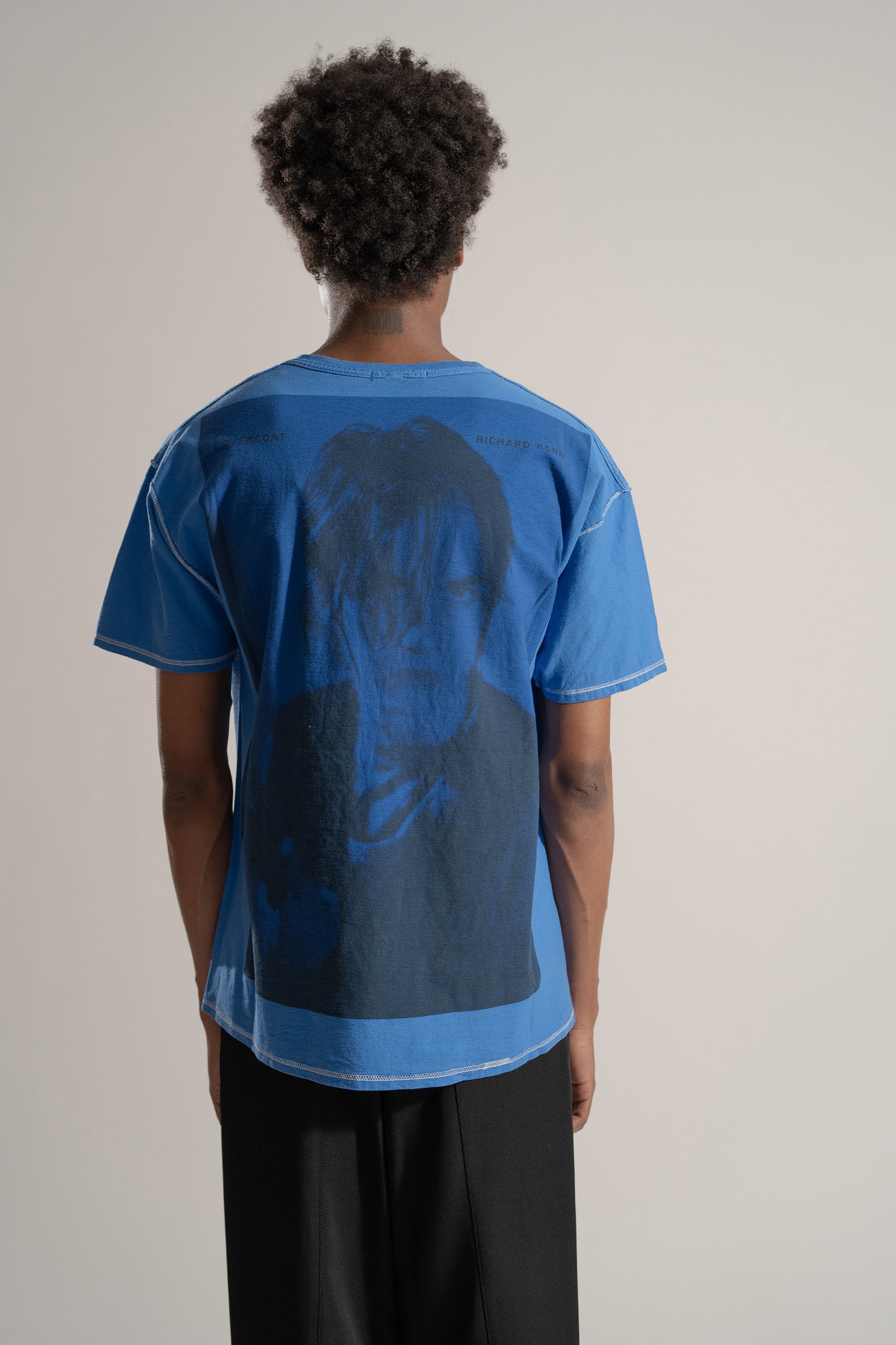 Overcoat x Richard Kern Collaboration T-shirt in Blue