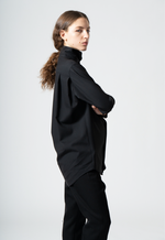 Load image into Gallery viewer, Classic Wool Shirt in Black
