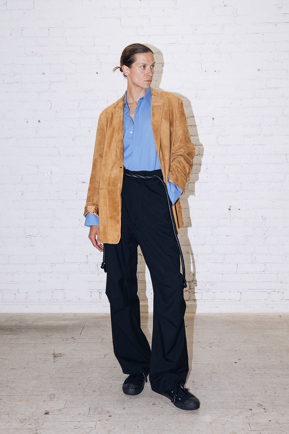 Suede Single Breasted Jacket