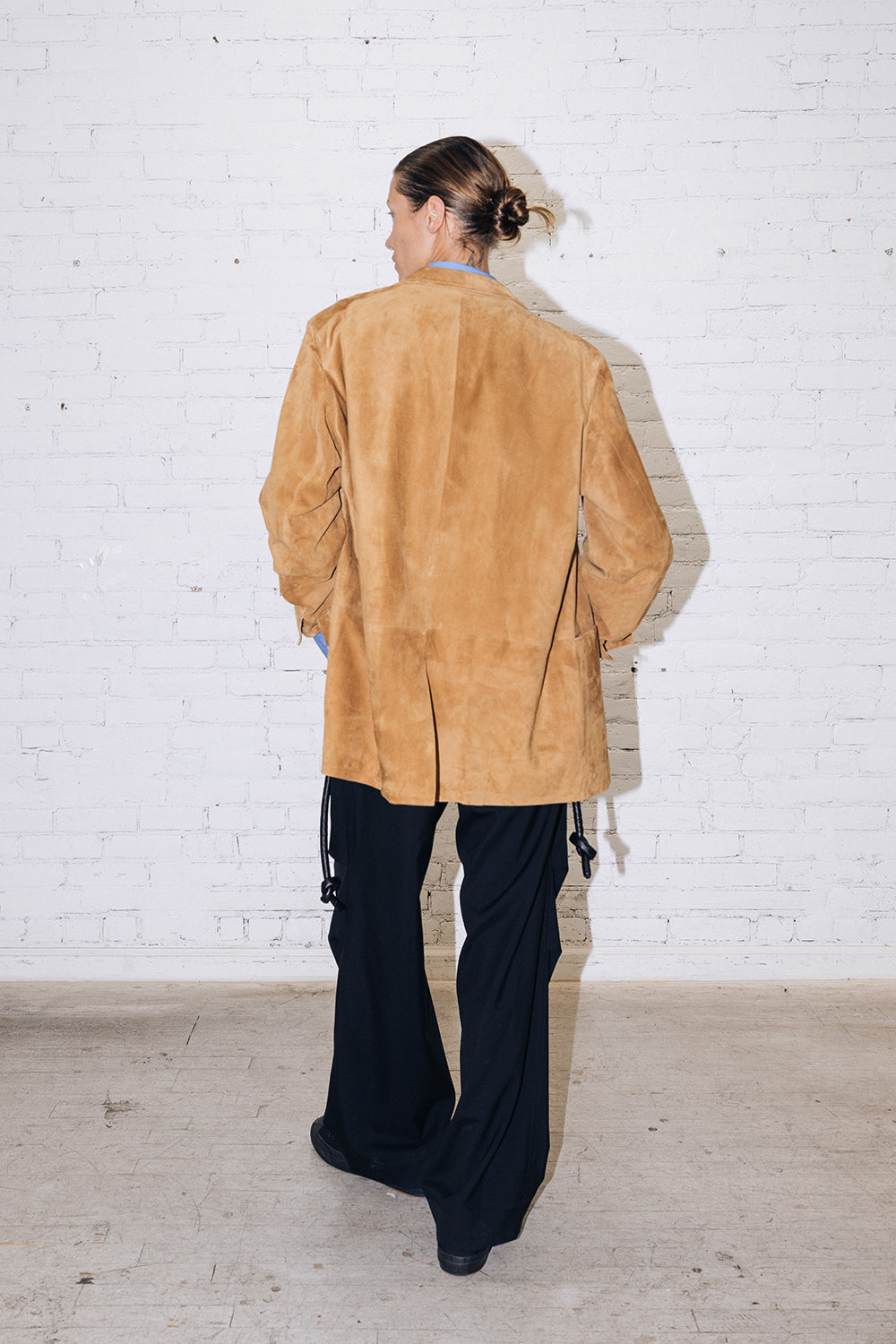 Suede Single Breasted Jacket