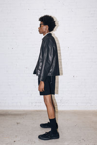 Leather Zip-Up Blouson – OVERCOAT