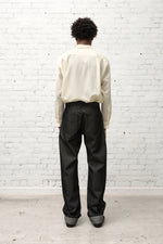 画像をギャラリービューアに読み込む, Wool Denim Wide Leg Pant

