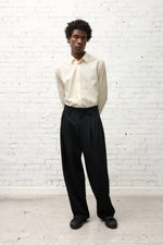 画像をギャラリービューアに読み込む, 5 Tuck Trouser in Wool Gabardine
