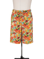 画像をギャラリービューアに読み込む, Printed Rayon Work Shorts
