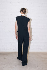画像をギャラリービューアに読み込む, Sleeveless Jumpsuit in Rayon Tricotine
