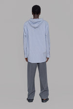 Load image into Gallery viewer, Hoodie Shirt In Wool Shirting
