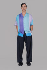 Load image into Gallery viewer, Short Sleeve Dolman Shirt with Notched Collar
