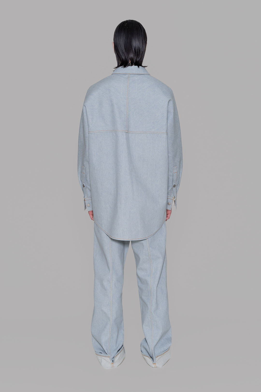 Overshirt in Recycled Denim