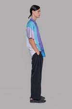 Load image into Gallery viewer, Short Sleeve Dolman Shirt with Notched Collar
