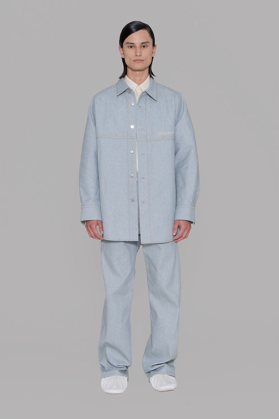 Overshirt in Recycled Denim