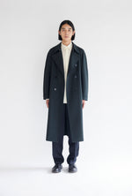 Load image into Gallery viewer, WOOL SERGE TRENCH COAT
