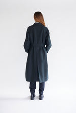 Load image into Gallery viewer, WOOL SERGE TRENCH COAT
