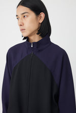 Load image into Gallery viewer, Rayon Tricotine Zip-up Blouson
